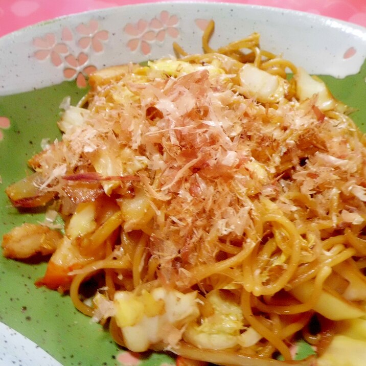 白菜の甘味たっぷり！焼きそば